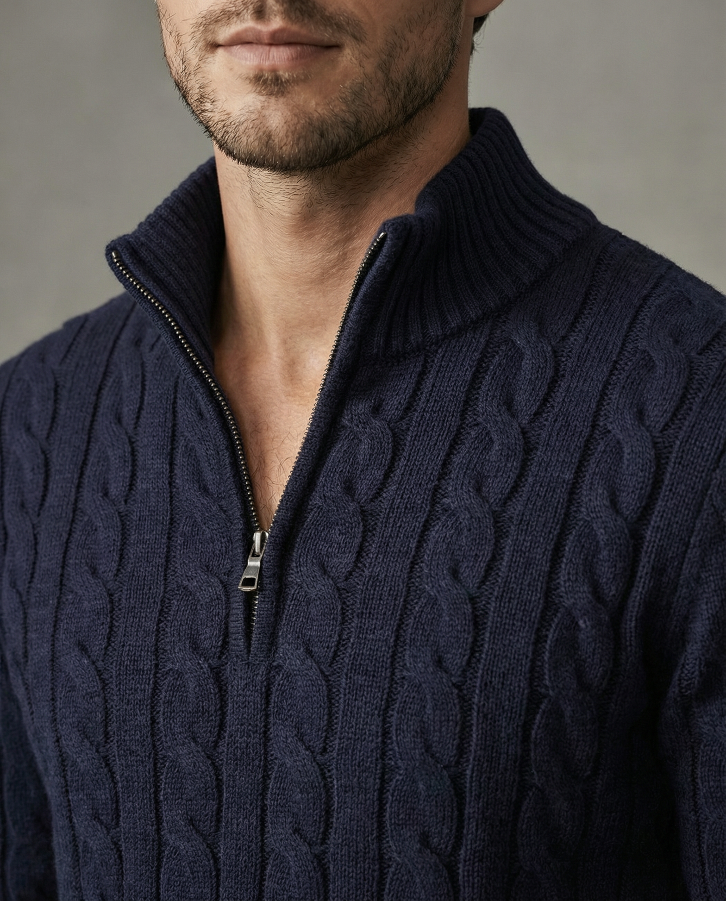 The Heritage Quarter-Zip - Black