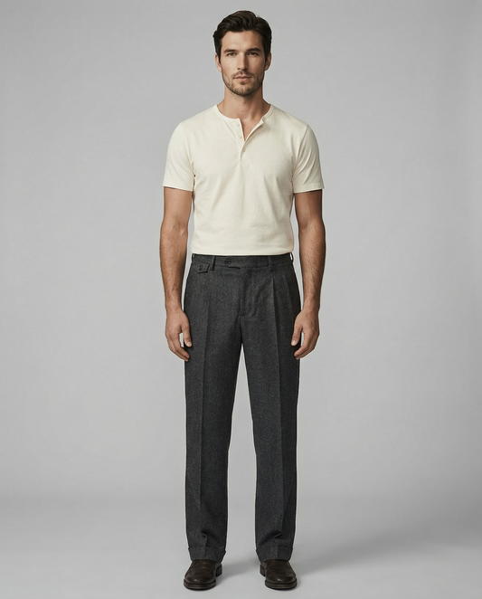The Heritage Herringbone Trouser