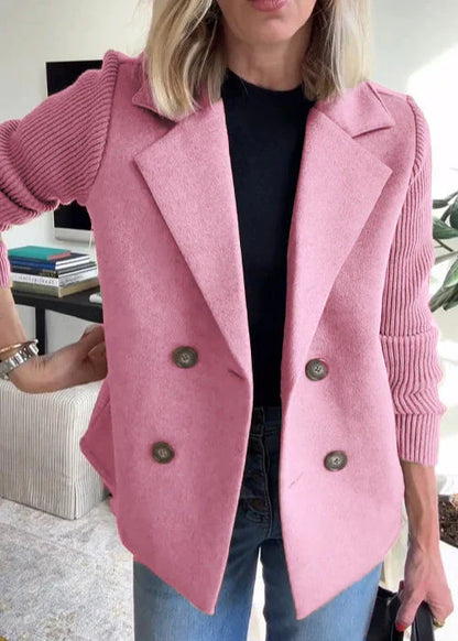 Clara – Chaqueta Knit Double Button
