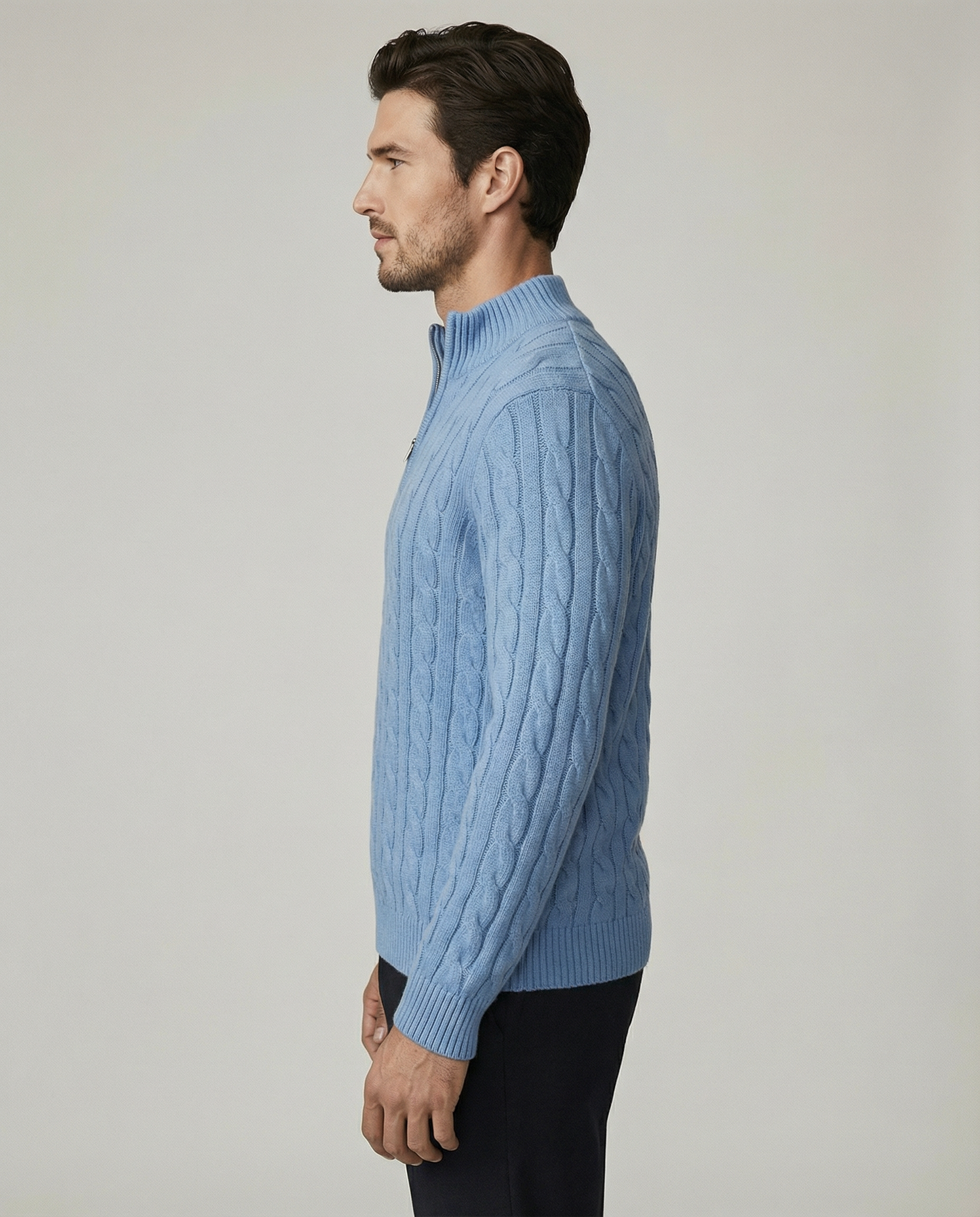 The Heritage Quarter-Zip - Black