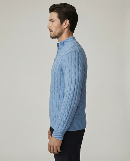 The Heritage Quarter-Zip - Black