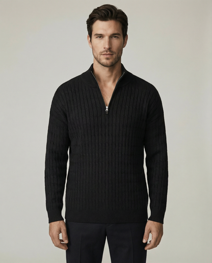The Windsor Ribbed Quarter-Zip