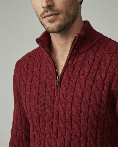 The Heritage Quarter-Zip - Black