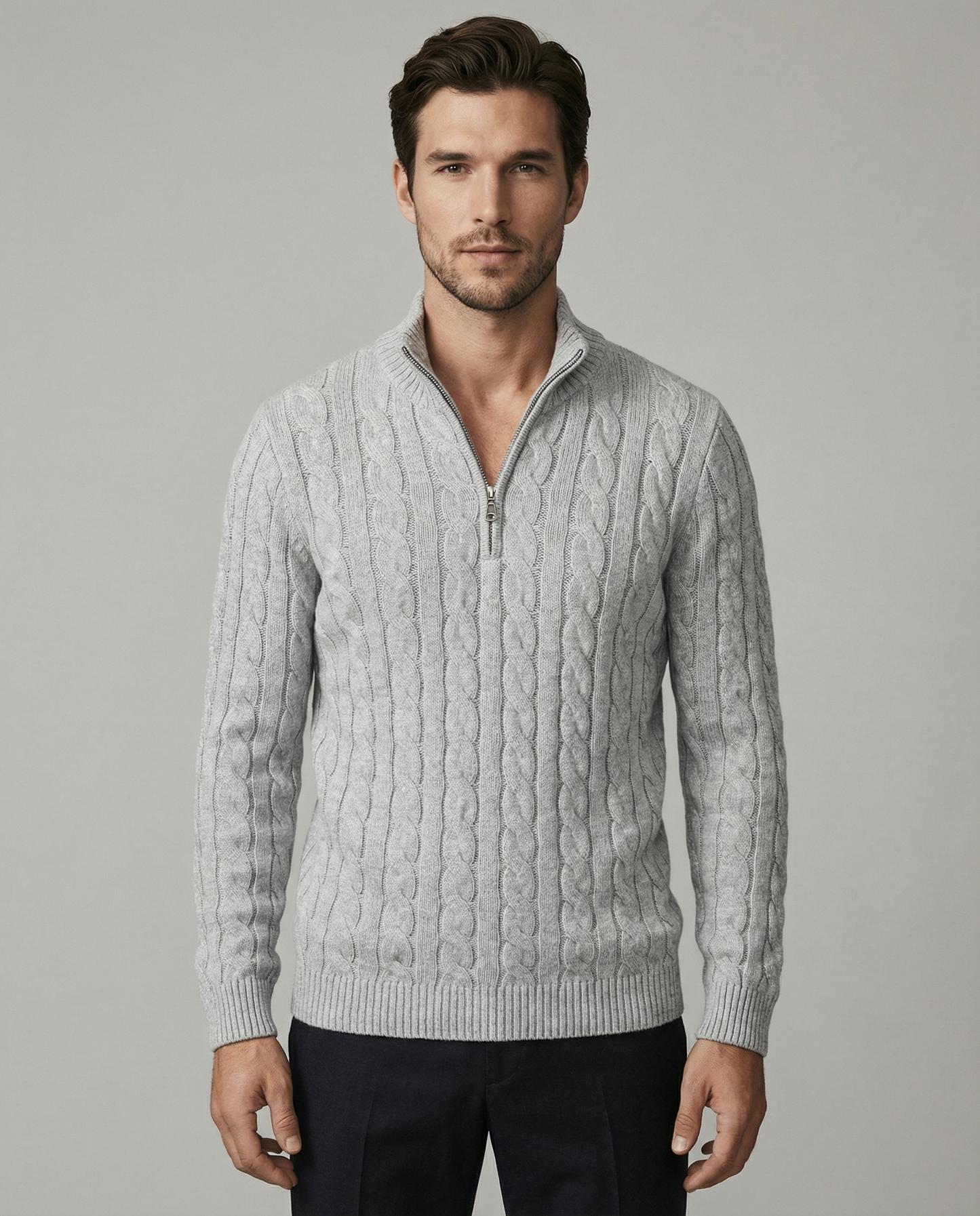 The Heritage Quarter-Zip - Black