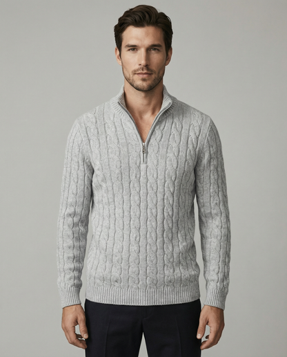 The Heritage Quarter-Zip - Black