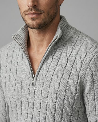 The Heritage Quarter-Zip - Black