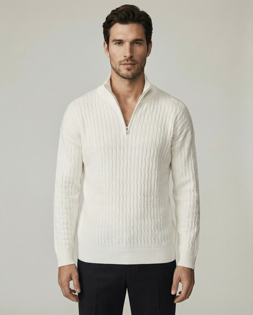 The Windsor Ribbed Quarter-Zip