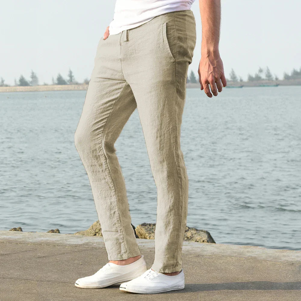 Pablo – Pantalón Lino Relax Fit