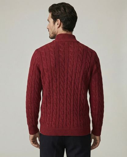 The Heritage Quarter-Zip - Black