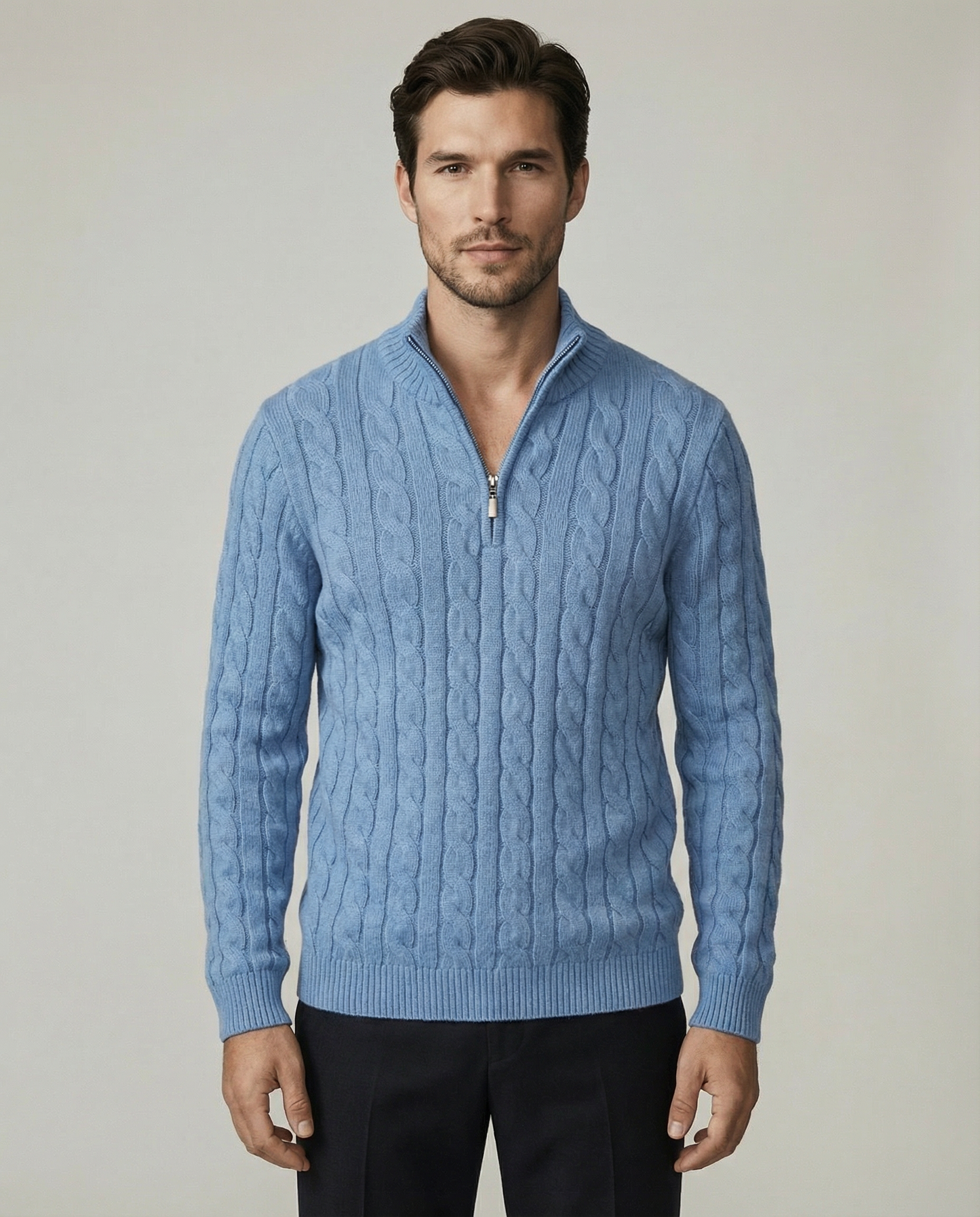 The Heritage Quarter-Zip - Black