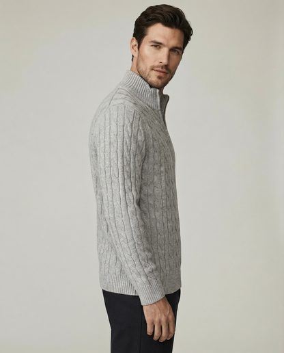 The Heritage Quarter-Zip - Black