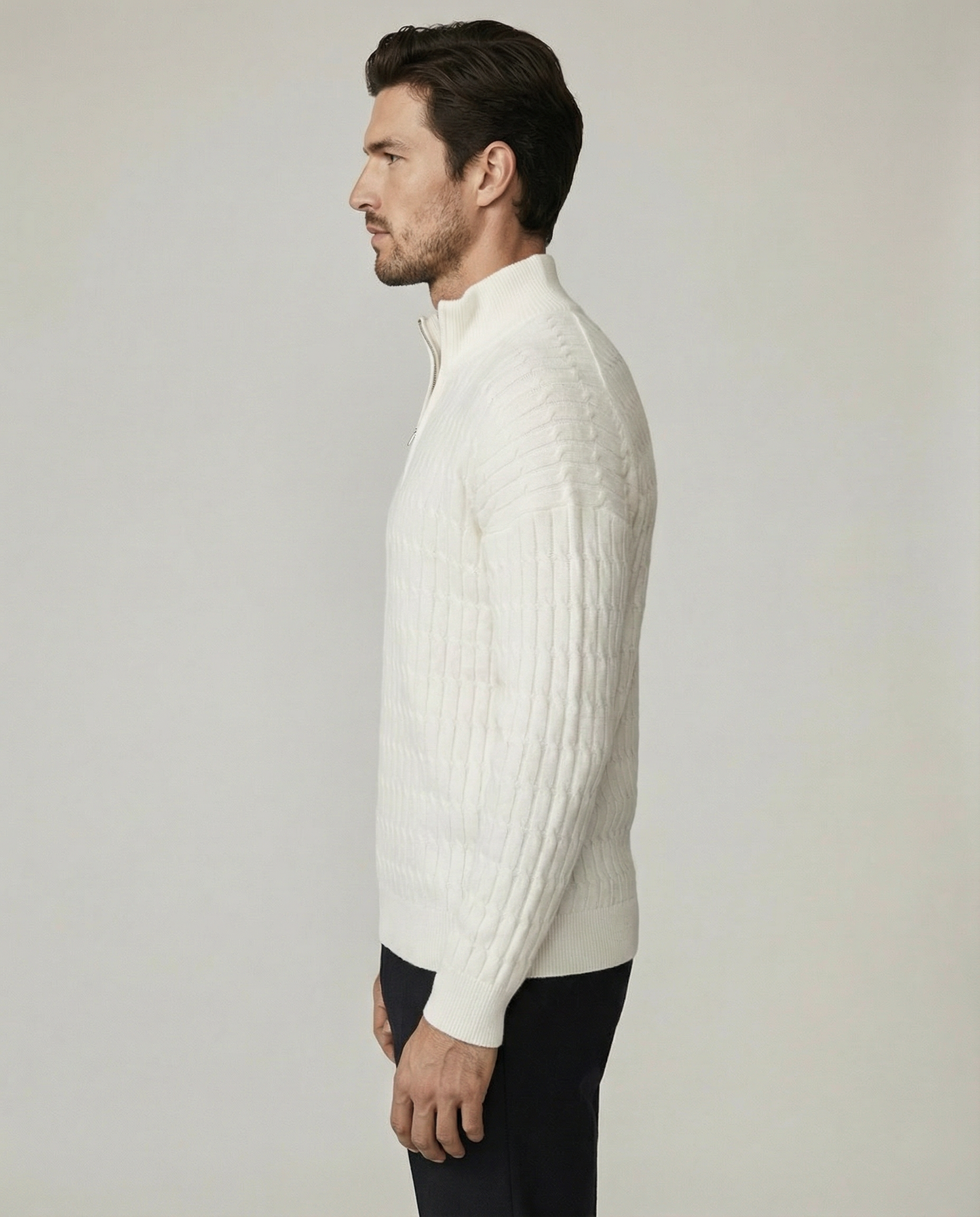 The Windsor Ribbed Quarter-Zip