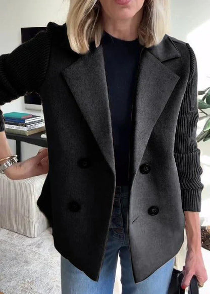 Clara – Chaqueta Knit Double Button